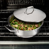 Prima 5 Qt Stainless Steel Covered Deep Saute Pan