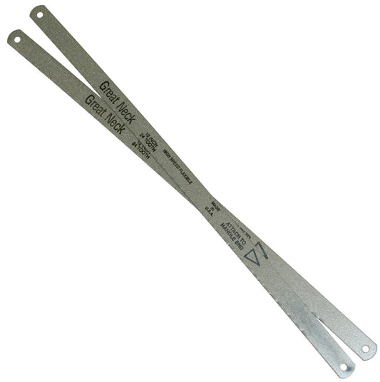Great Neck GM224 12" 24 TPI Molybdenum Steel Hacksaw Blades