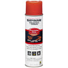 Rustoleum 1662-838 17 Oz Red Precision Line Inverted Marking Paint Spray (Pack of 12)