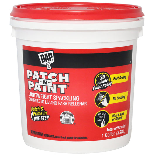 DAP Patch N Paint Ready to Use Off-White Lightweight Spackling Compound 1 gal