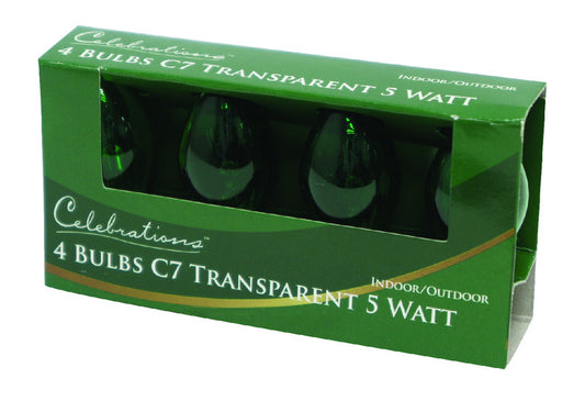 Celebrations Incandescent Green Replacement Bulb (Pack of 10)