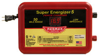 Parmak Baygard 120 V Fence Charger Red