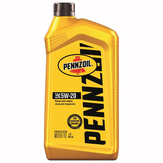 PENNZOIL 5W-20 4 Cycle Engine Lubricant Motor Oil 1 qt. (Pack of 6)