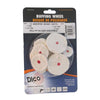 Dico -1 in. L Cotton Midget Round Buffing Wheel Set Clean Wood 12 pc