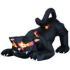 Gemmy Black Airblown Prelit Inflatable Cat Outdoor C7 Bulb Halloween Decoration 6 H ft.