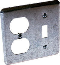 Raco Square Steel 2 gang Box Cover