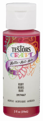 Testors Matte Ruby Craft Spray Paint 2 oz