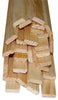Alexandria Moulding 1/4 in. H x 8 L Prefinished Brown Oak Moulding (Pack of 16)