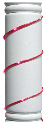 LED Micro Dot Tube Light Set, Red, Battery-Operated, 15-Ft.