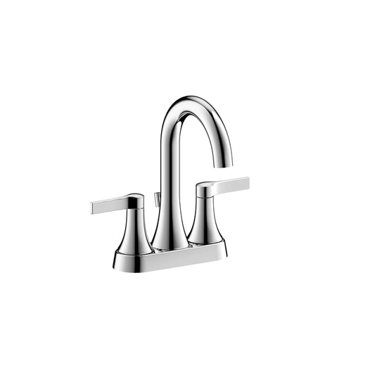 Ultra Faucets Nita Polished Chrome Centerset Bathroom Sink Faucet 4 in.