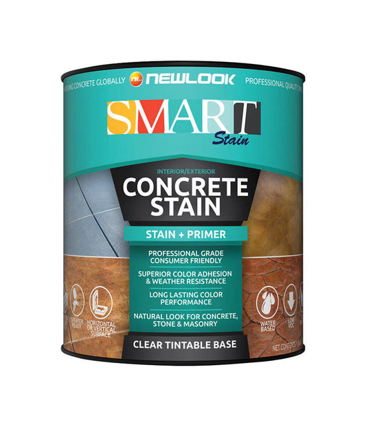 NewLook SmartStain Clear Acrylic Concrete Stain 1 qt. (Pack of 4)
