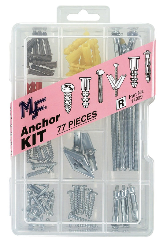 Midwest Fastener 14999 77 Piece Anchor Assortment Kit
