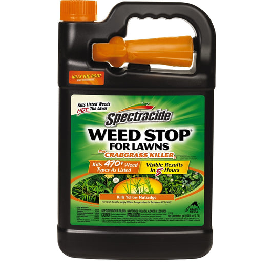 Spectracide Weed Stop Weed and Crabgrass Killer RTU Liquid 1 gal.