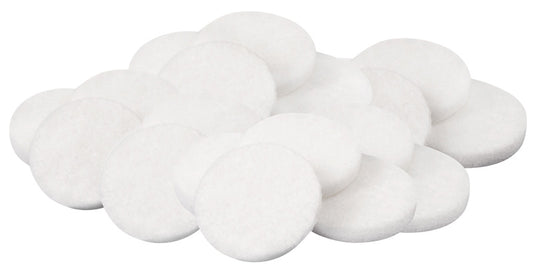 Soft Touch 4708595n 3/4 Round White Felt Pads 20 Count
