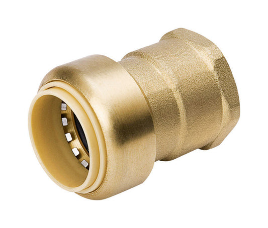 BK Products ProLine 1 in. Push X 1 in. D FPT Brass Adapter