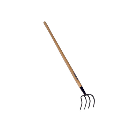 Seymour S550 Forged 4 Tine Steel Cultivator 54 in. Wood Handle