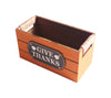 Celebrations  Give Thanks Wooden Box with Handles  Fall Decoration  11-13/16 in. H x .59 in. W 1 pk (Pack of 4)