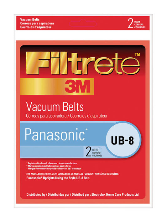 3M Filtrete Vacuum Belt For attaches to vaccum 2 pk