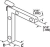 Prime-Line  White  Plastic  Tilt Key  3/16 in. W x 3/16 in. L For Storm Window 20 pk