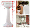 Bloem Grecian 32 in. H X 18 in. D Plastic Urn Planter Black
