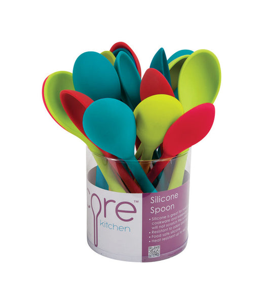 Cuchara de silicona surtida de Core Kitchen (paquete de 15)
