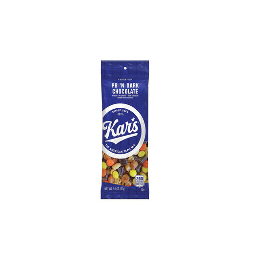 Kars Peanut Butter 'N Dark Chocolate Trail Mix 2 oz Bagged (Pack of 12)