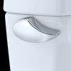 TOTO® Drake® Two-Piece Elongated 1.6 GPF Universal Height TORNADO FLUSH® Toilet with CEFIONTECT® and SoftClose® Seat, WASHLET®+ Ready, Cotton White - MS776124CSFG#01