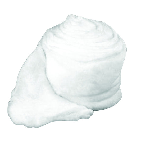 Buffalo Fluff Snow Roll White Synthetic (Pack of 2)
