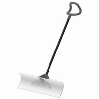 UHMW Snow Pusher, Steel Shaft, 36-In.