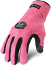 Ironclad Tuff Chix M Synthetic Leather Fleece Back Pink/Black Gloves