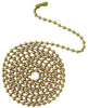 Westinghouse .011 Gauge Metallic Brass Decorative Chain 1/8 in. D 144 in.