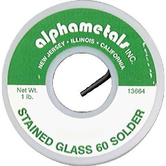 Alpha Metals 16 oz. Solid Wire Solder 0.125 in. Dia. Tin/Lead 60/40 1 pc.