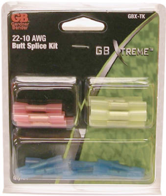 GB Gardner Bender GBX-TK Heat Shrink Butt Splice Kit Assorted Colors 24 Count