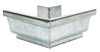 Amerimax 3 in. H x 7.5 in. W x 7.5 in. L Metallic Galvanized Steel K Outside Miter (Pack of 10)