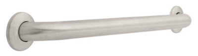 Barra de asistencia para baño, acero inoxidable, 24 pulgadas.