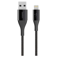 Mixit Duratek Lightning To USB Cable, Black, 4-Ft.