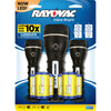 Rayovac Value Bright Black LED Flashlight AA Battery (Pack of 3)