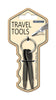 Barbuzzo Travel Tools Key Chain Screwdrivers Steel 1 pk