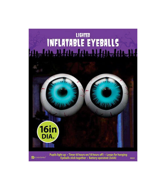 Occasions  Eyeballs  Lighted Halloween Decoration  16 in. H x 16 in. W 1 set