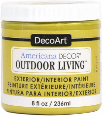 Americana Decor Outdoor Living Craft Paint, Harvest, 8-oz. (Pack of 3)