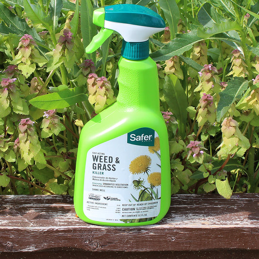 Safer Brand  Organic Weed and Grass Killer  RTU Liquid  32 oz.