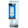 Westinghouse 26 W TTT 5.19 in.   L CFL Bulb Warm White Utility 3500 K 1 pk