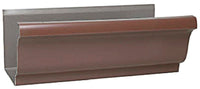 K-Style Gutter, Brown Galvanized Steel, 4-In. x 10-Ft. (Pack of 10)