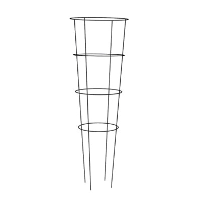 Tomato Cage, Heavy-Duty, Black Steel, 16 x 54-In. (Pack of 30)