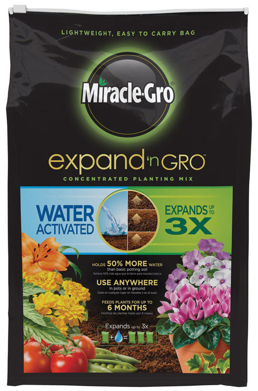Miracle Gro Expand 'N Go Soil Bag 0.33 Cu. Ft.