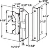 Prime-Line Black Black Steel Latch and Pull 1 pk