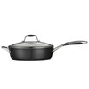 Ceramica Deluxe 11 in Ceramic Covered Deep Skillet - Black