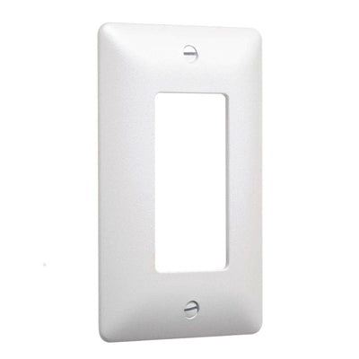 TayMac Masque 5000 Series Decorator Wall Plate, 1 Gang, White