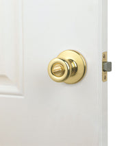 Kwikset 93001-870 Polished Brass Tylo Privacy Knob Set