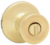Kwikset 93001-876 Polished Brass Tylo Knob Mobile Home Privacy Set